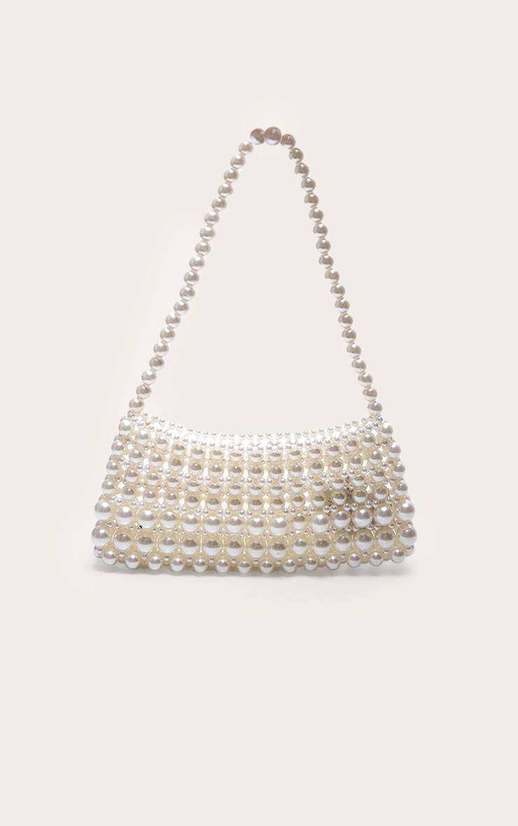 White Pearl Shoulder Bag